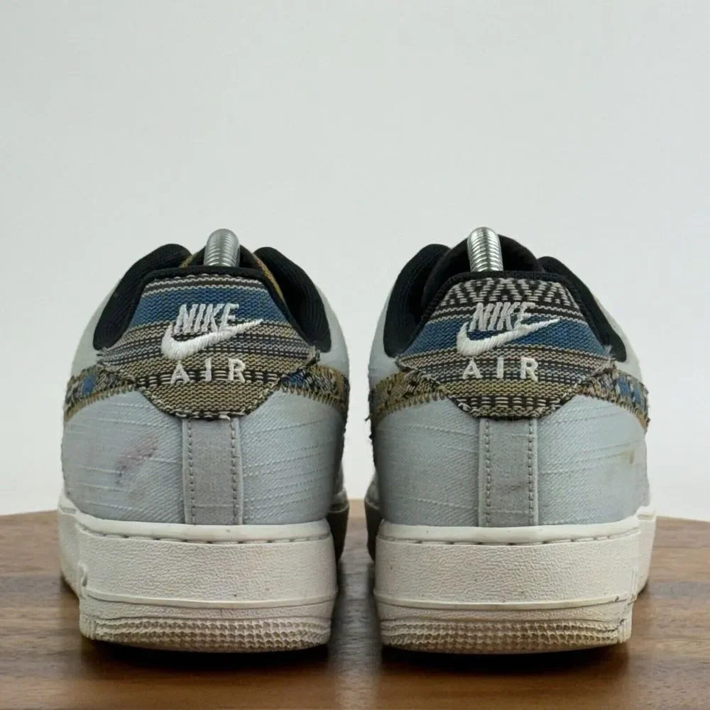Mens Nike Air Force 1 Low '07 LV8 Light Armory Blue Sneakers Shoes Size 8.5 D‎